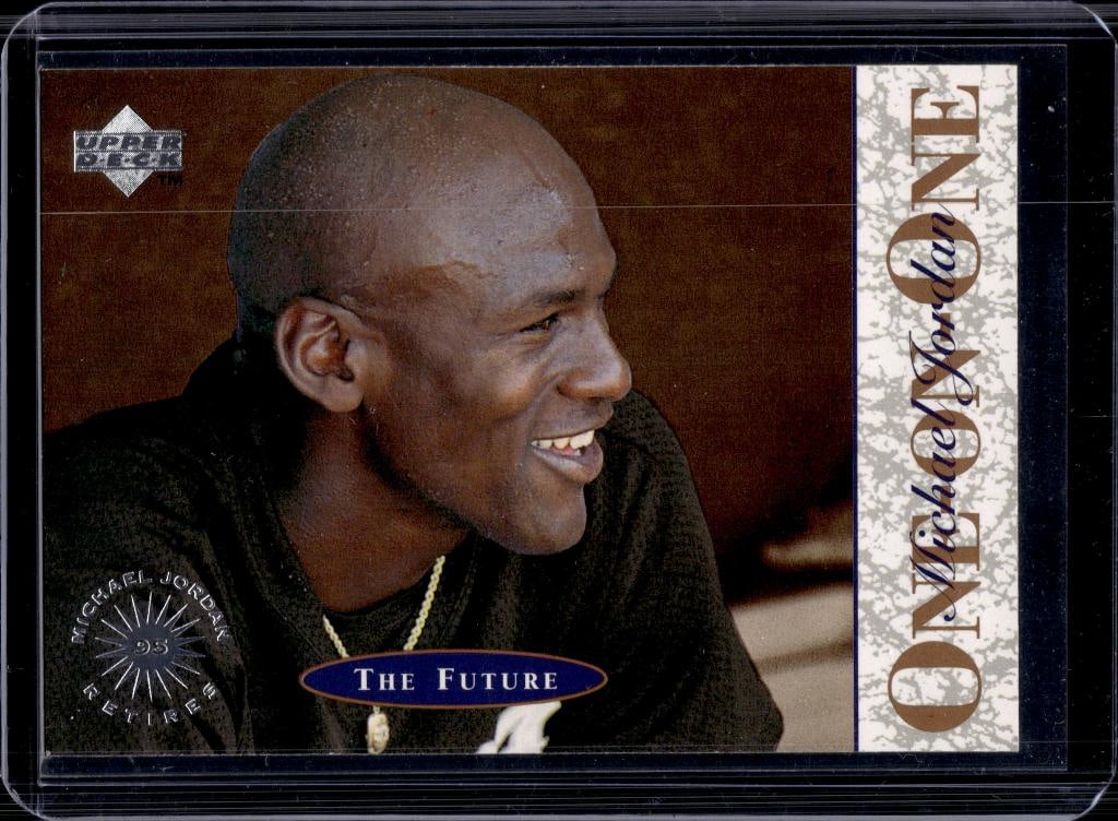 MICHAEL JORDAN 1994 UPPER DECK MINORS ONE ON ONE #10 BASEBALL ROOKIE CARD: NEAR MINT OR BETTER CONDITION
