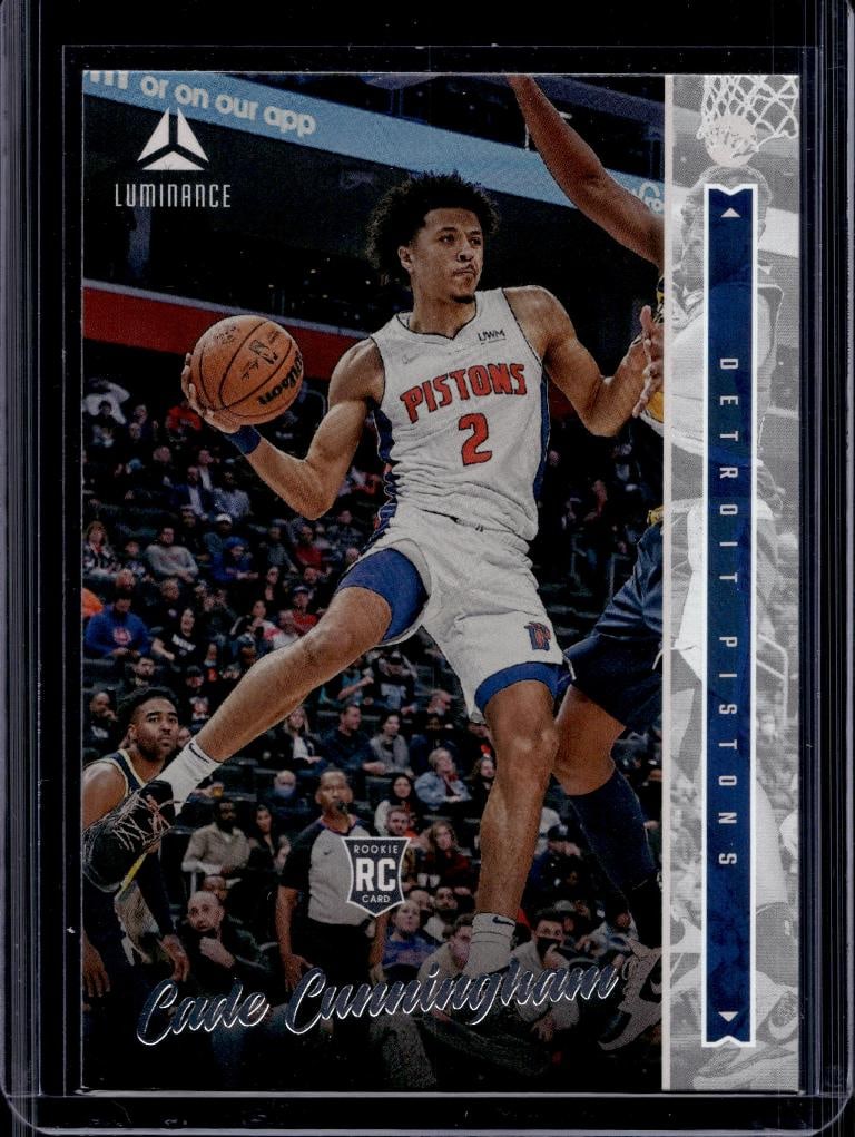 CADE CUNNINGHAM 2021-22 PANINI LUMINANCE ROOKIE CARD: NEAR MINT OR BETTER CONDITION