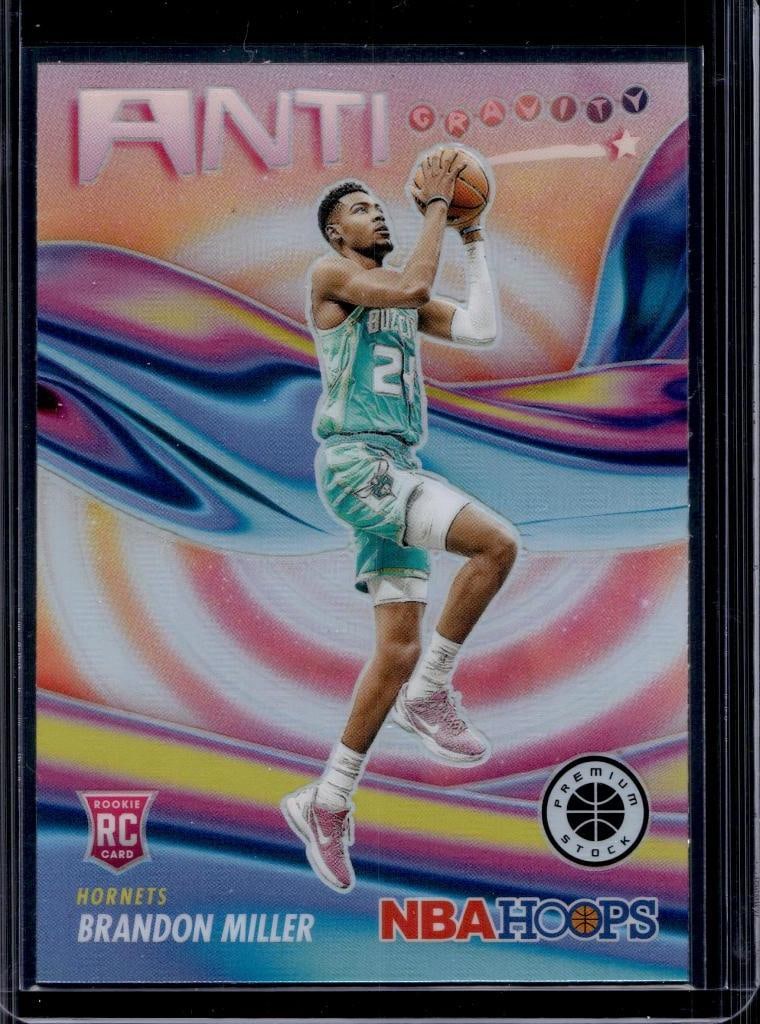 BRANDON MILLER 2023-24 HOOPS ANTIGRAVITY SILVER PRIZM ROOKIE CARD: NEAR MINT OR BETTER CONDITION