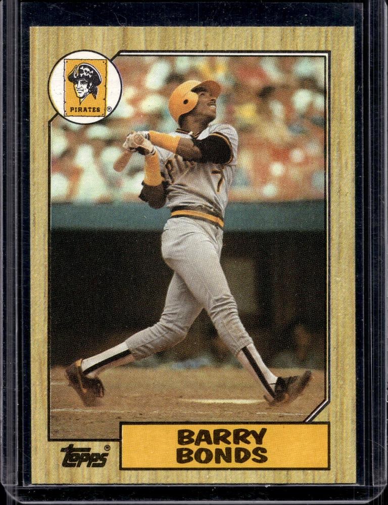 BARRY BONDS 1987 TOPPS ROOKIE CARD (1 of 1)