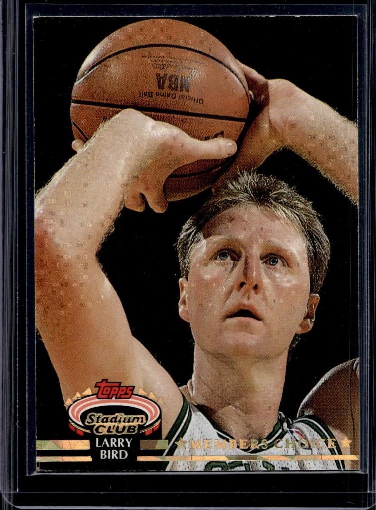 LARRY BIRD 1992-93 STADIUM CLUB MEMBER'S CHOICE: NEAR MINT OR BETTER CONDITION