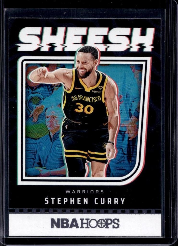 STEPHEN CURRY 2024-25 HOOPS SHEESH INSERT: NEAR MINT OR BETTER CONDITION
