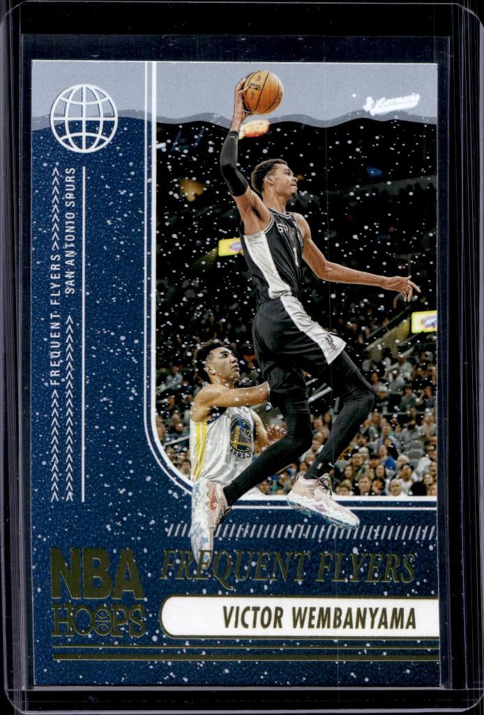 VICTOR WEMBANYAMA 2024-25 HOOPS WINTER FREQUENT FLYERS INSERT: NEAR MINT OR BETTER CONDITION