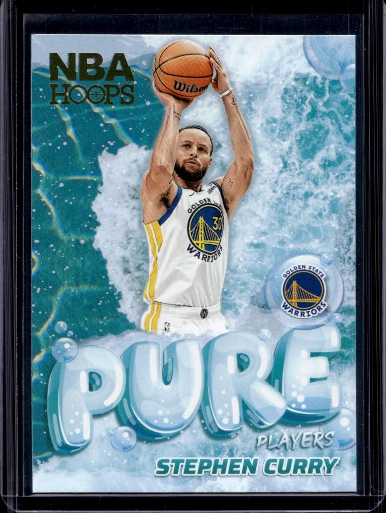 STEPHEN CURRY 2024-25 HOOPS WINTER PURE PLAYERS INSERT: NEAR MINT OR BETTER CONDITION
