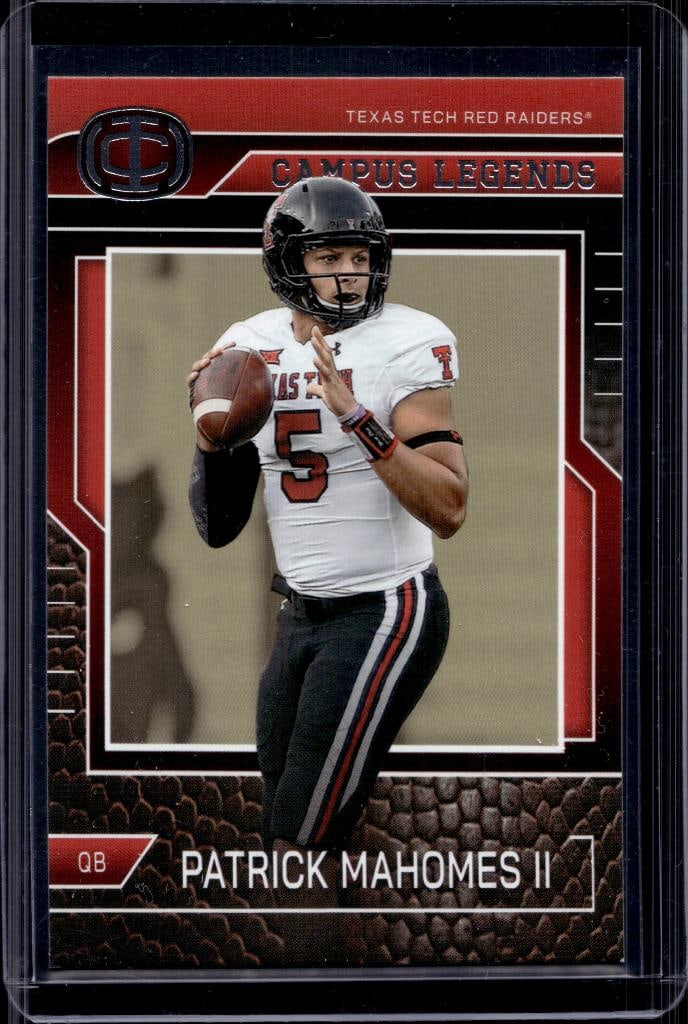 PATRICK MAHOMES 2025 PANINI ICONS CAMPUS LEGENDS INSERT (1 of 1)