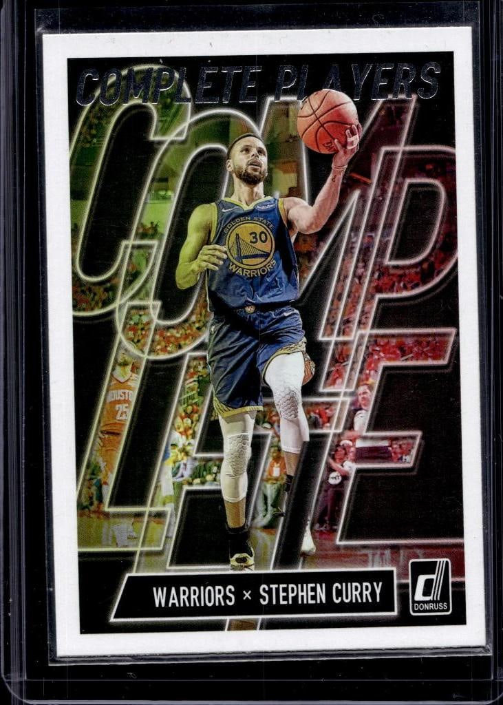 STEPHEN CURRY 2019-20 DONRUSS COMPLETE PLAYERS INSERT: NEAR MINT OR BETTER CONDITION