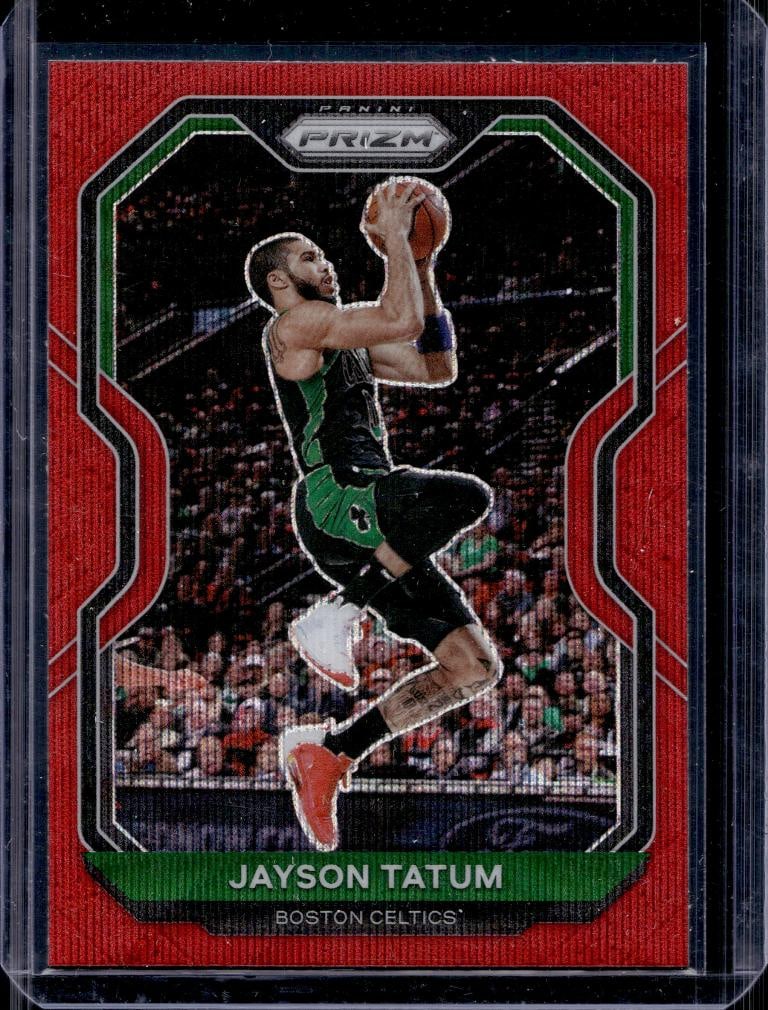 JAYSON TATUM 2020-21 PANINI PRIZM RED WAVE PRIZM: NEAR MINT OR BETTER CONDITION