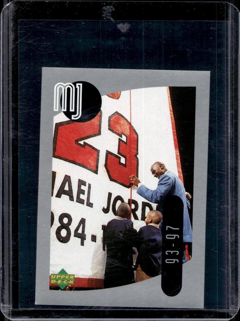 MICHAEL JORDAN 1997-98 UPPER DECK STICKER: NEAR MINT OR BETTER CONDITION
