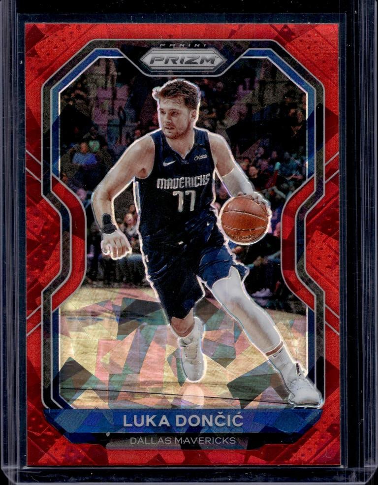 LUKA DONCIC 2020-21 PANINI PRIZM RED ICE PRIZM: NEAR MINT OR BETTER CONDITION