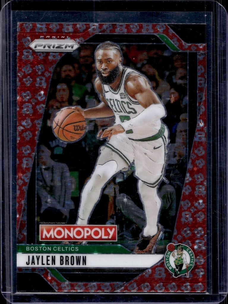 JAYLEN BROWN 2024-25 PANINI PRIZM MONOPOLY RED CAR PRIZM: NEAR MINT OR BETTER CONDITION