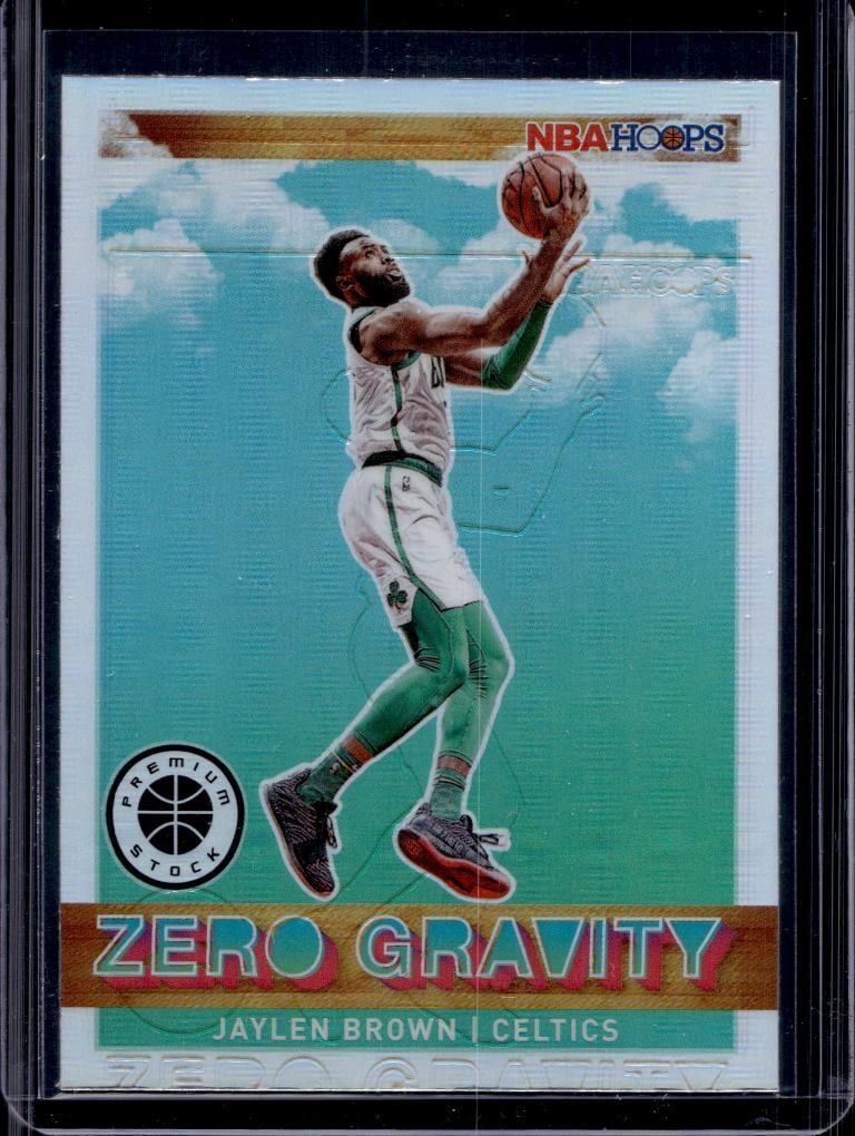 JAYLEN BROWN 2019-20 HOOPS PREMIUM ZERO GRAVITY SILVER PRIZM PRINT ERROR SP: MIS ALINGNED PRINTING. NEAR MINT OR BETTER CONDITION