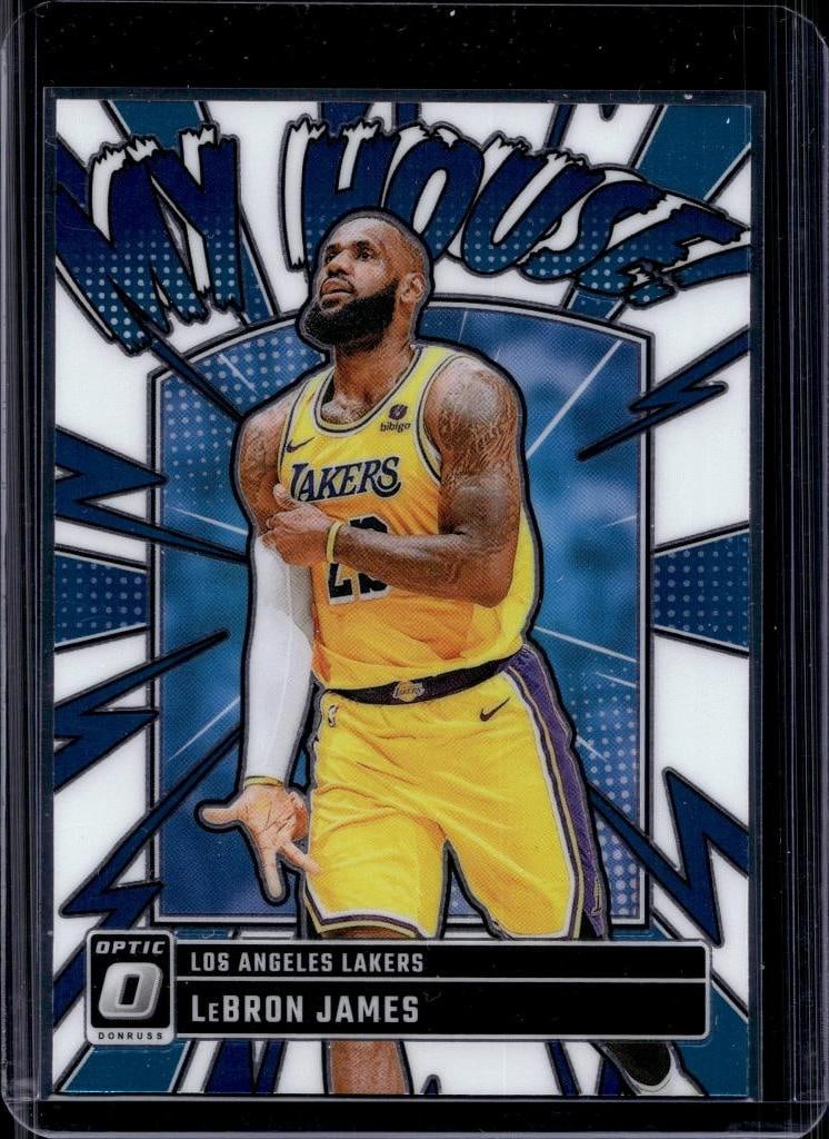 LEBRON JAMES 2024-25 PANINI OPTIC MY HOUSE INSERT: NEAR MINT OR BETTER CONDITION
