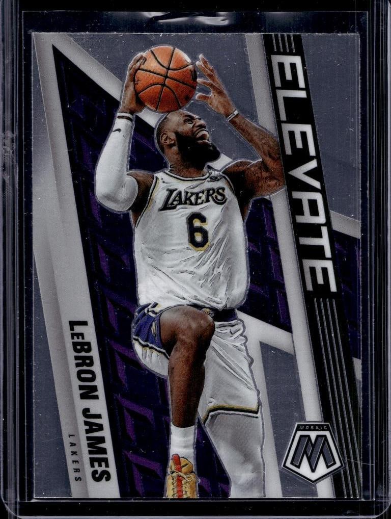 LEBRON JAMES 2021-22 PANINI MOSAIC ELEVATE INSERT: NEAR MINT OR BETTER CONDITION