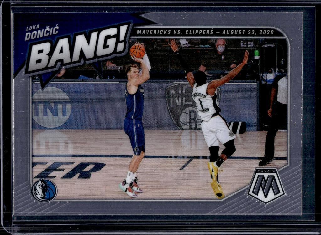 LUKA DONCIC 2020-21 PANINI MOSAIC BANG INSERT: NEAR MINT OR BETTER CONDITION