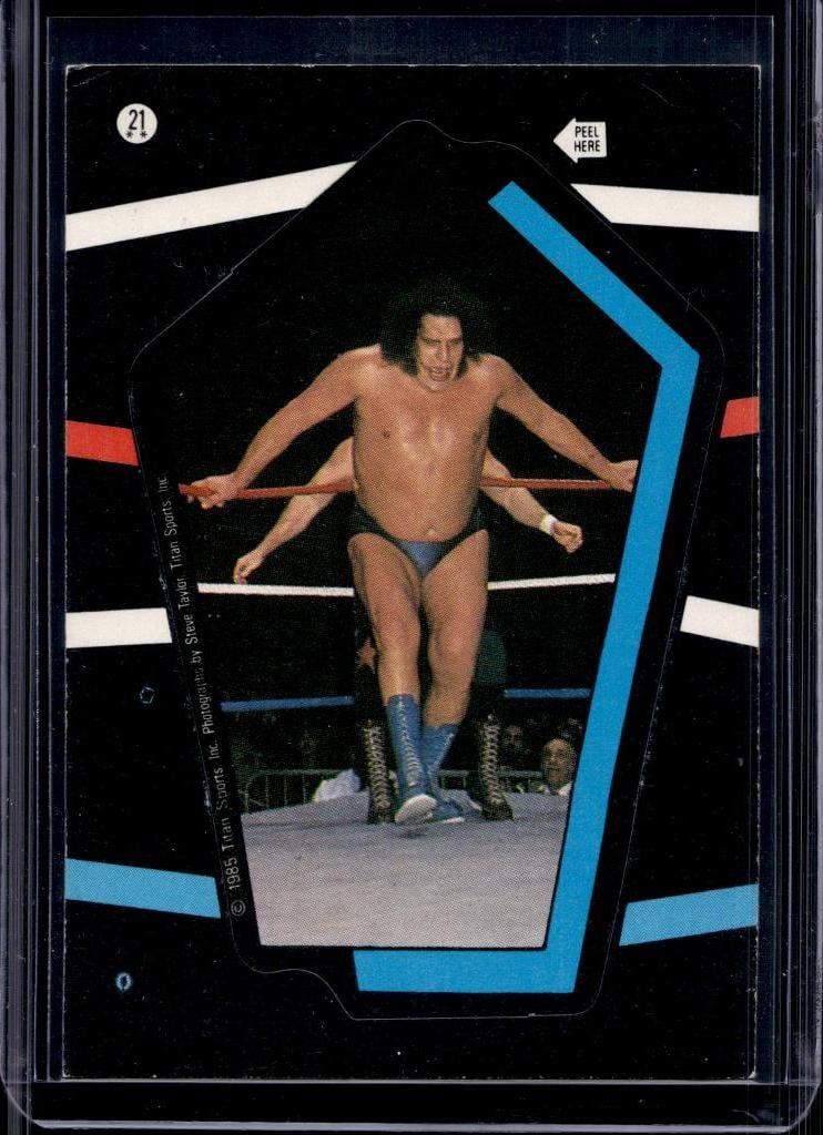 ANDRE THE GIANT 1985 TOPPS WWF STICKER: NEAR MINT OR BETTER CONDITION