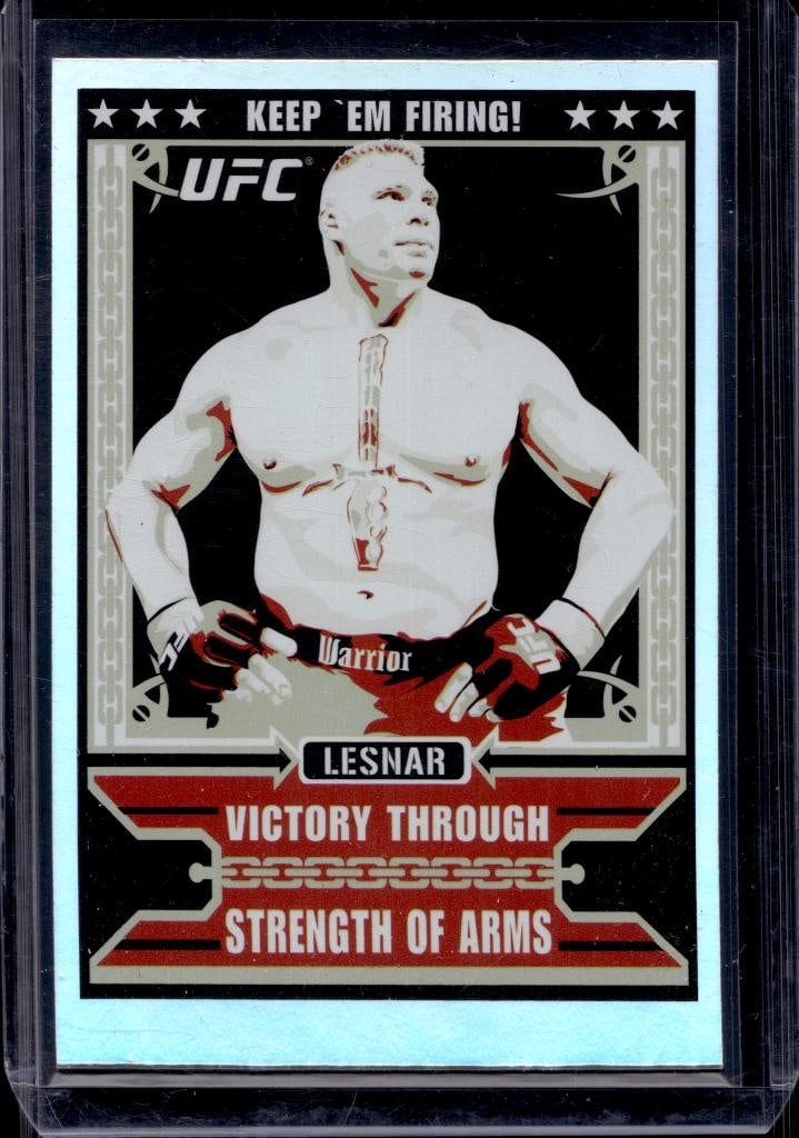 BROCK LESNAR 2010 TOPPS UFC VICTORY INSERT: NEAR MINT OR BETTER CONDITION