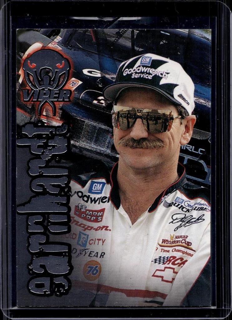 DALE EARNHARDT SR 1996 WHEELS SILVER VIPER INSERT: NEAR MINT OR BETTER CONDITION