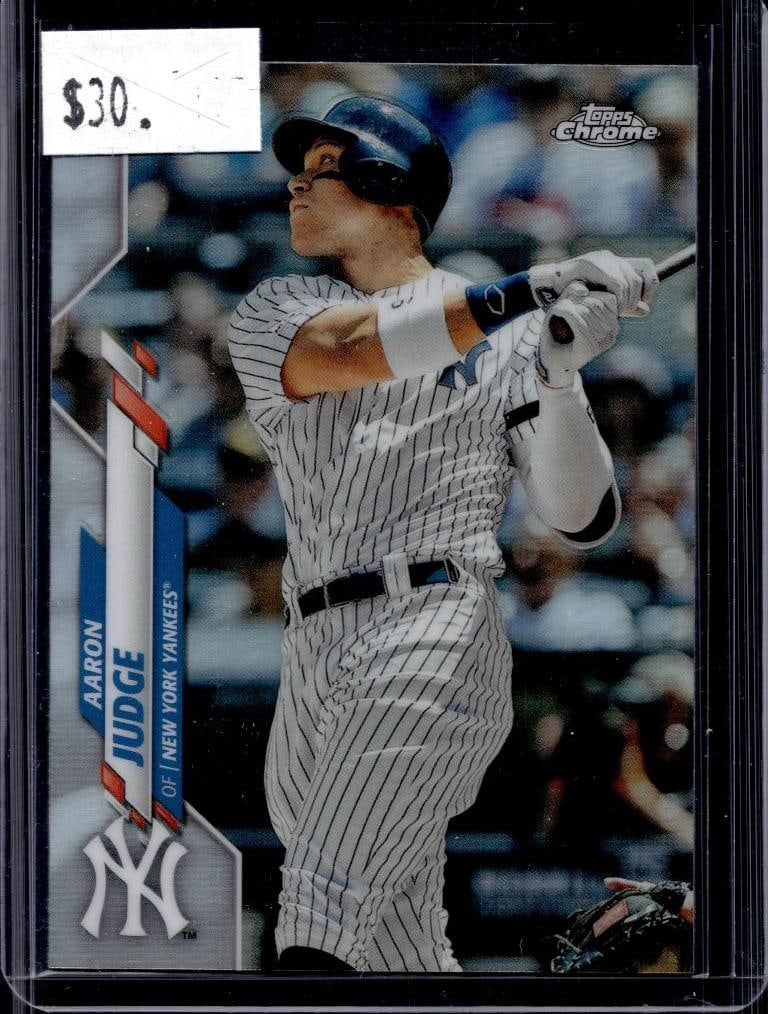 AARON JUDGE 2020 TOPPS CHROME REFRACTOR: NEAR MINT OR BETTER CONDITION