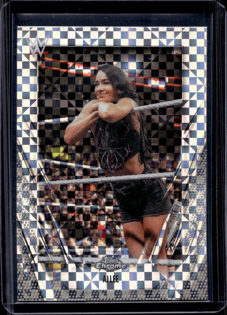 AJ LEE 2025 TOPPS CHROME WWE DIVA LEGENDS XFRACTOR: NEAR MINT OR BETTER CONDITION