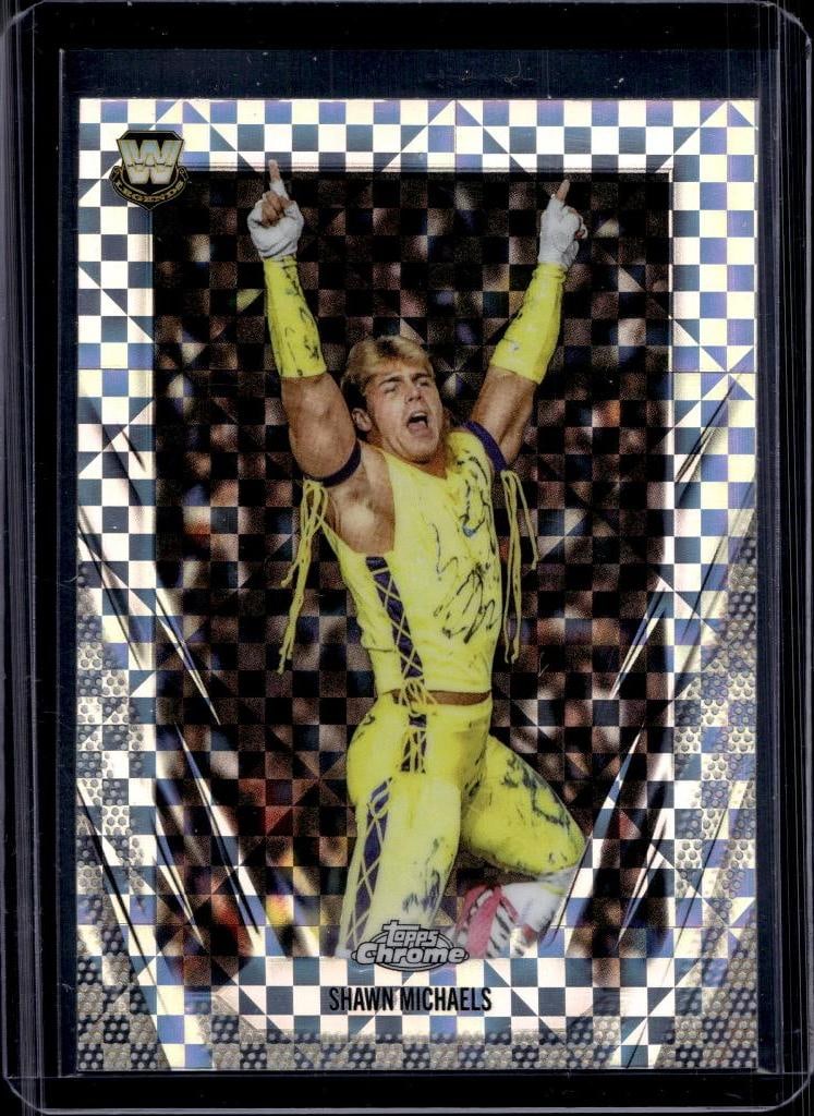 SHAWN MICHAELS 2025 TOPPS CHROME WWE LEGENDS XFRACTOR: NEAR MINT OR BETTER CONDITION