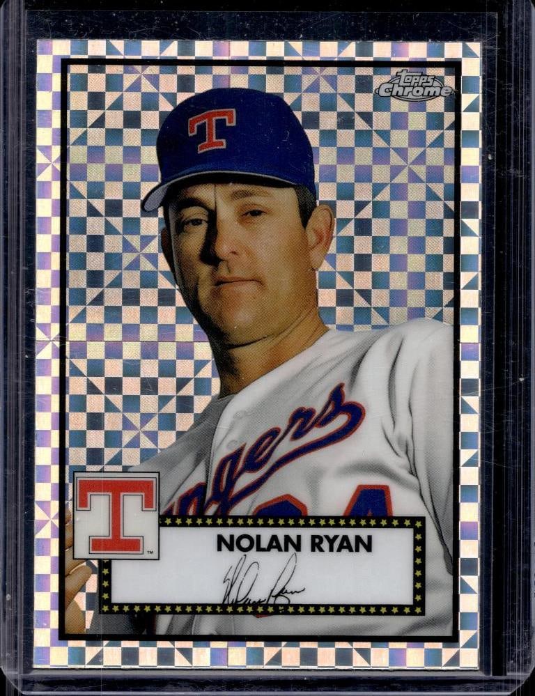 NOLAN RYAN 2021 TOPPS CHROME PLATINUM XFRACTOR: NEAR MINT OR BETTER CONDITION
