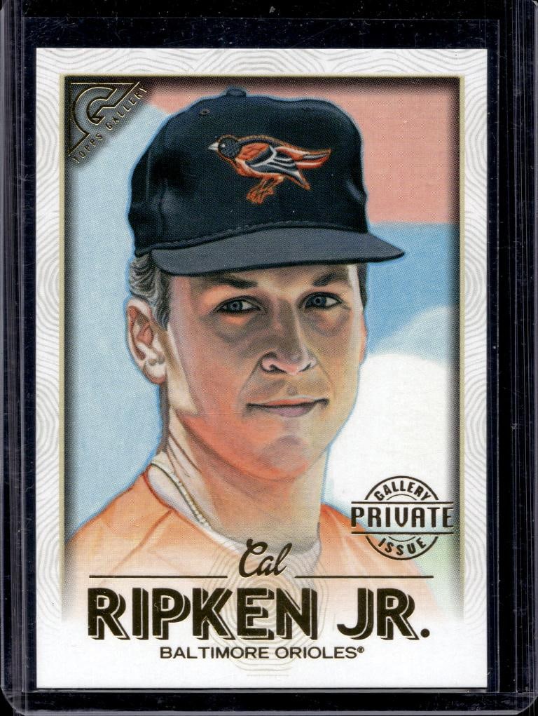 CAL RIPKEN JR 2018 TOPPS GALLERY PRIVATE ISSUE GOLD: 160/250. NEAR MINT OR BETTER CONDITION