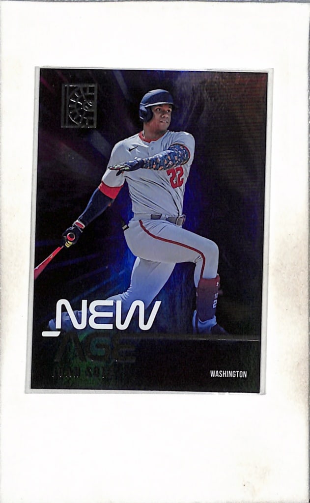 JUAN SOTO 2022 PANINI CAPSTONES NEW AGE INSERT: NEAR MINT OR BETTER CONDITION
