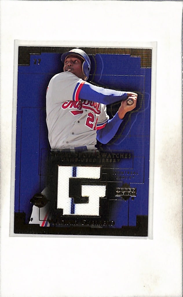 VLADIMIR GUERRERO 2003 UPPER DECK SWEET SPOT GAME USED JERSEY CARD: NEAR MINT OR BETTER CONDITION