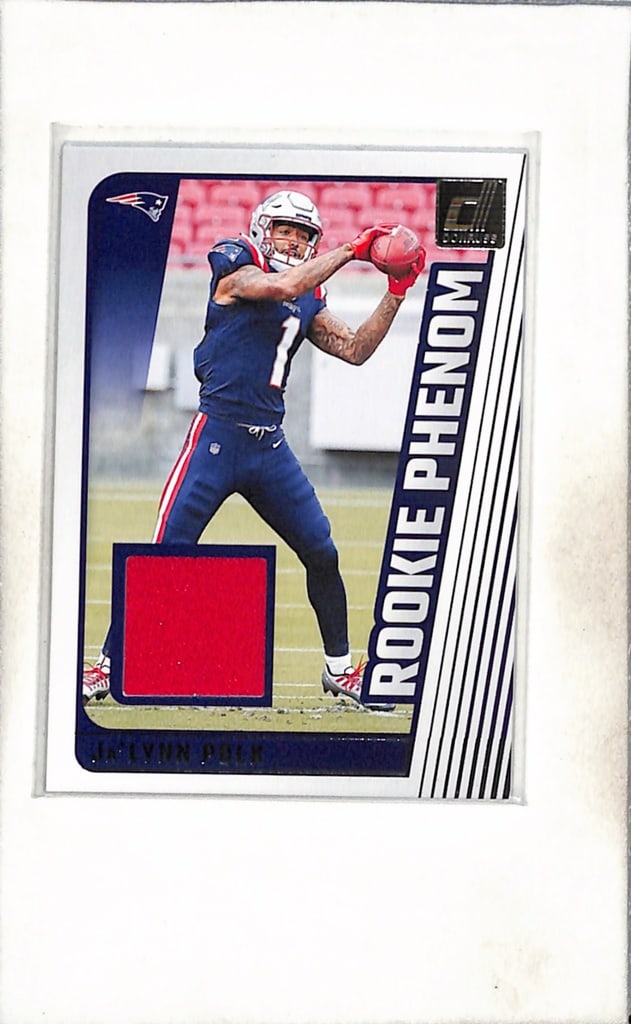 JA'LYNN POLK 2024 DONRUSS JERSEY ROOKIE CARD: NEAR MINT OR BETTER CONDITION