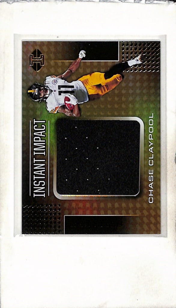CHASE CLAYPOOL 2020 PANINI ILLUSIONS JERSEY CARD: NEAR MINT OR BETTER CONDITION