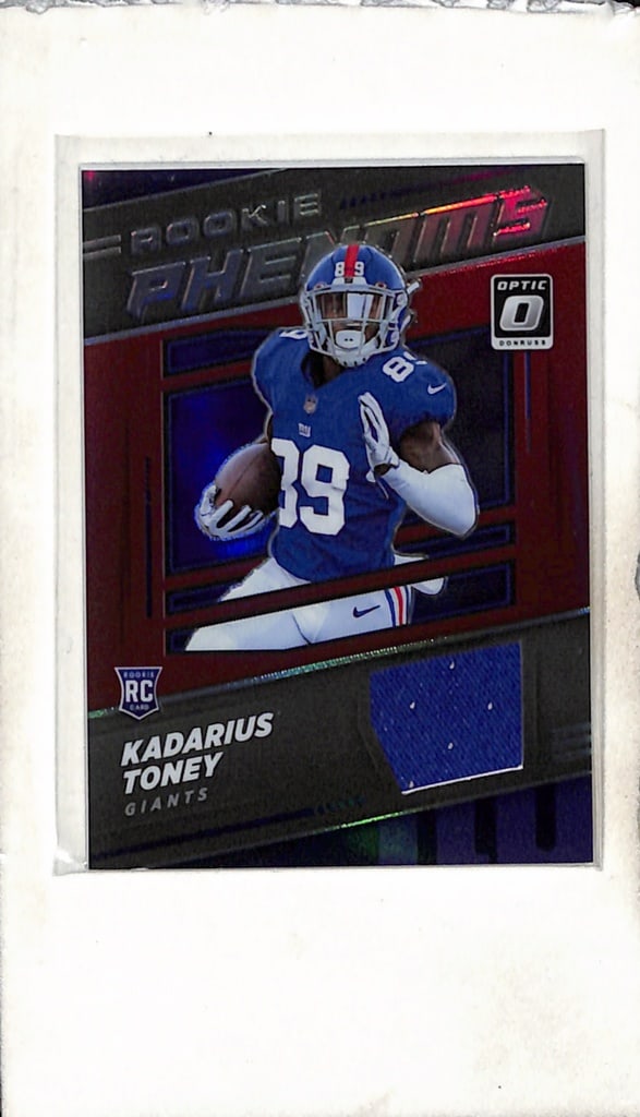 KADARIUS TONEY 2021 PANINI OPTIC SILVER PRIZM JERSEY ROOKIE CARD: NEAR MINT OR BETTER CONDITION