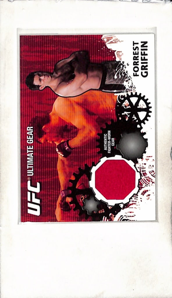 FORREST GRIFFIN 2010 TOPPS UFC FIGHTER WORN SHIRT PATCH: NEAR MINT OR BETTER CONDITION