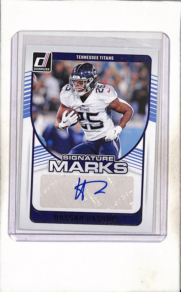 HASSAN HASKINS 2024 DONRUSS AUTOGRAPH CARD (1 of 1)