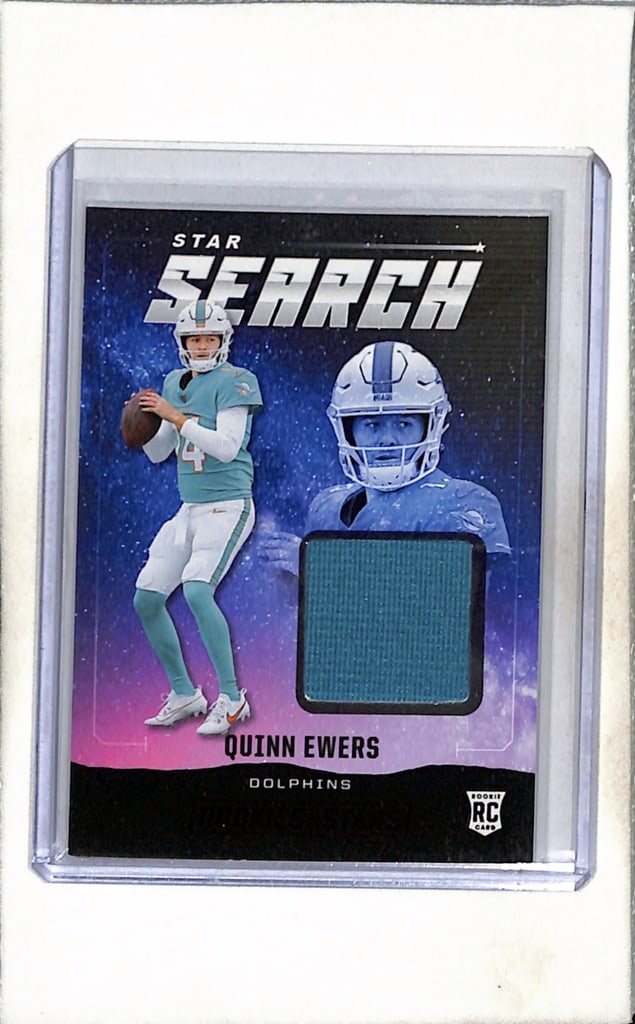 QUINN EWERS 2025 PANINI ROOKIES & STARS JERSEY ROOKIE CARD (1 of 1)