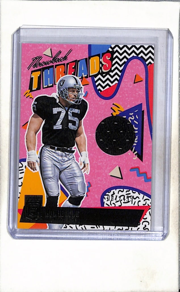 HOWIE LONG 2025 PANINI ELITE GAME USED JERSEY CARD (1 of 1)