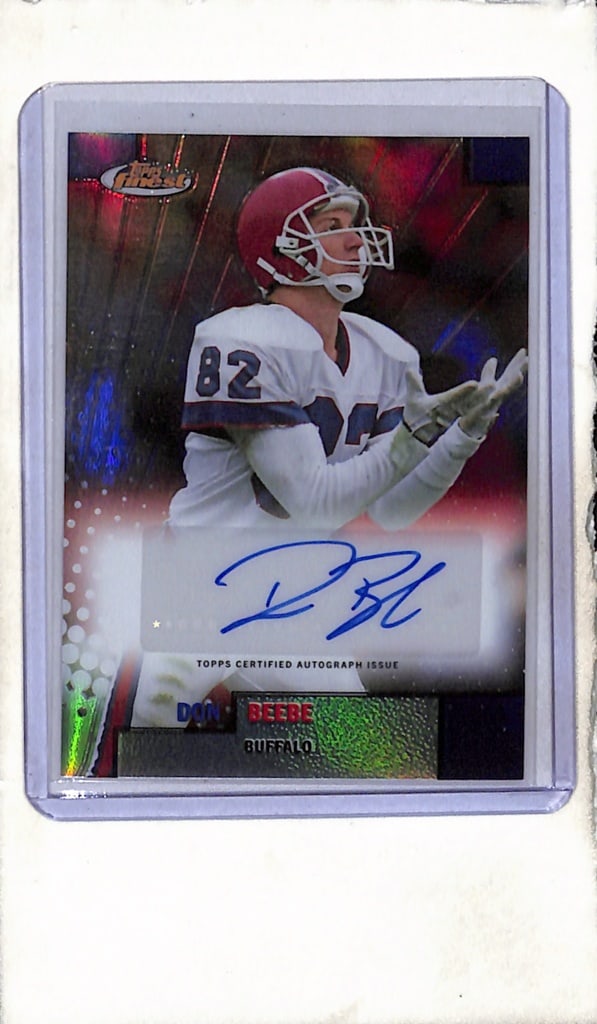 DON BEEBE 2024 TOPPS FINEST REFRACTOR AUTOGRAPH CARD (1 of 1)