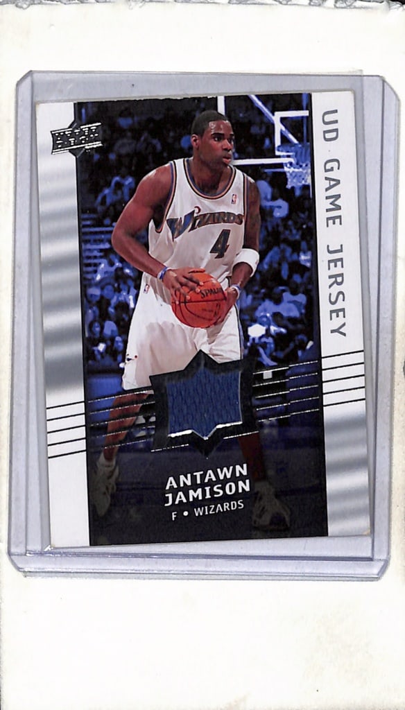 ANTAWN JAMISON 2008-09 UPPER DECK GAME USED JERSEY CARD: NEAR MINT OR BETTER CONDITION