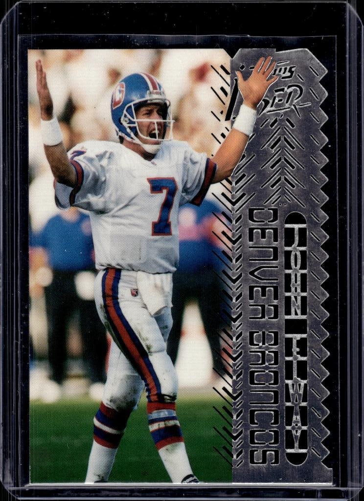 JOHN ELWAY 1996 TOPPS LASER SILVER (1 of 1)