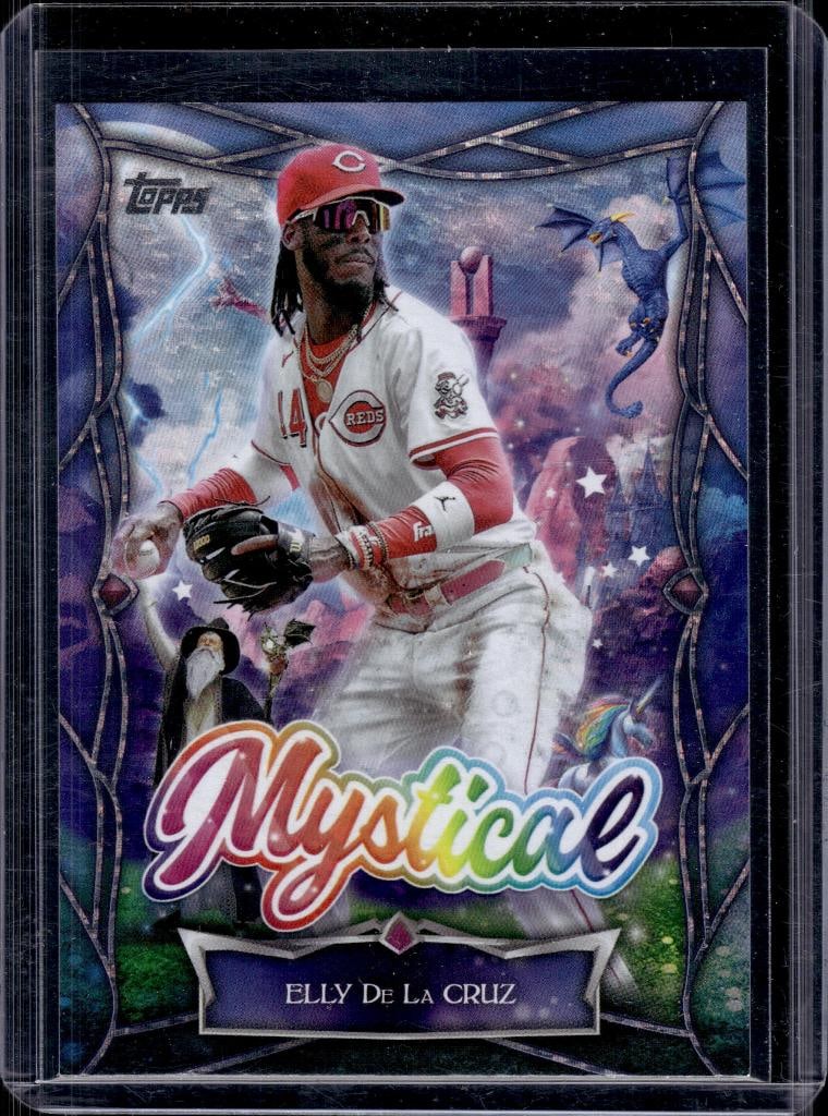ELLY DE LA CRUZ 2025 TOPPS UPDATE MYSTICAL INSERT: NEAR MINT OR BETTER CONDITION