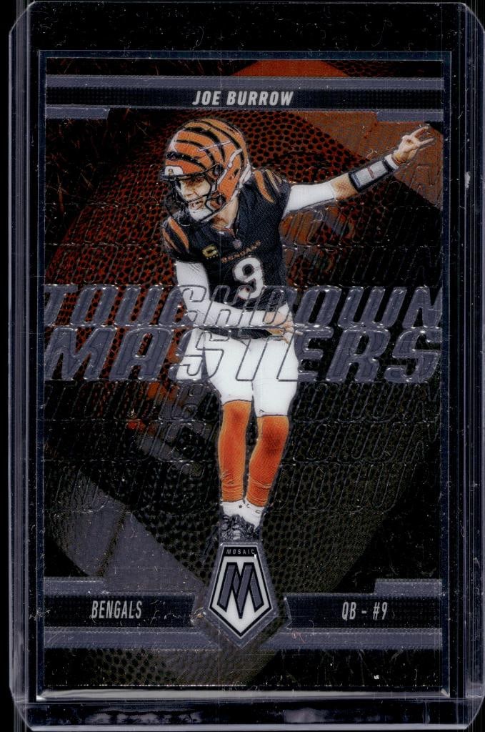JOE BURROW 2025 PANINI MOSAIC TOUCHDOWN MASTERS INSERT: NEAR MINT OR BETTER CONDITION