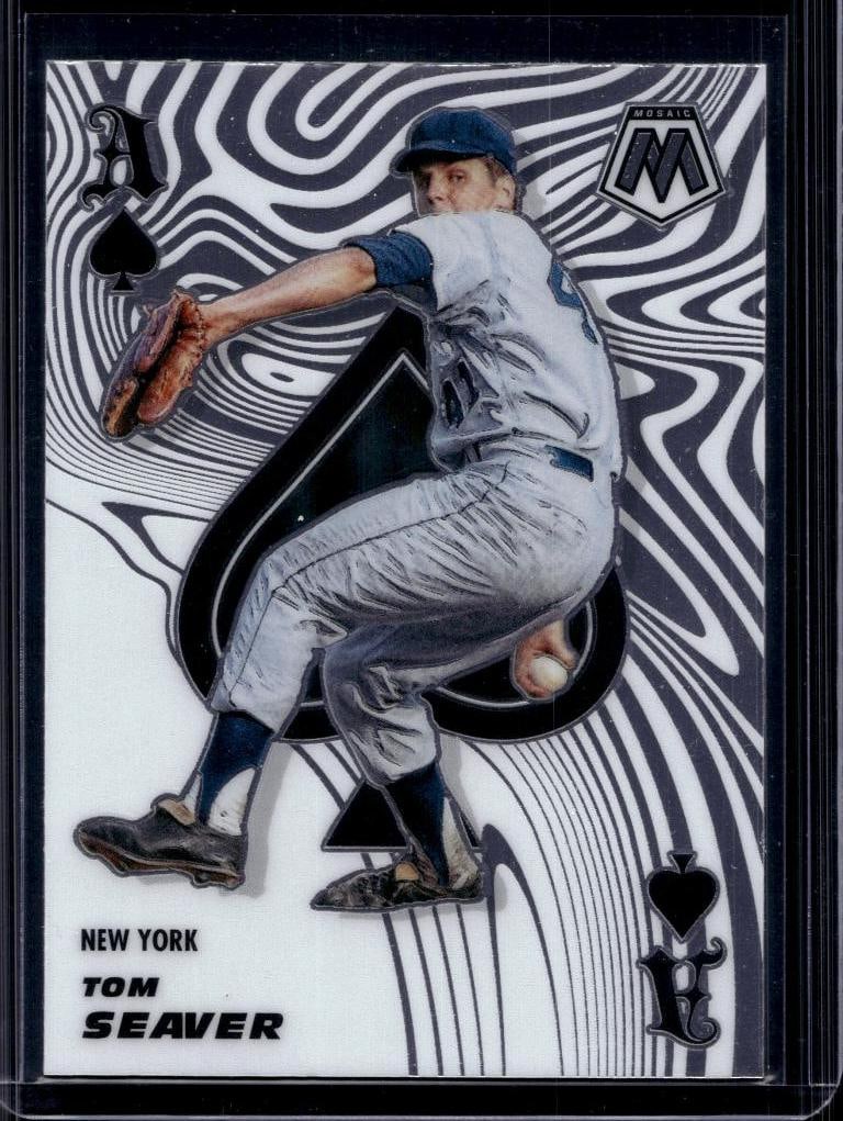 TOM SEAVER 2021 PANINI MOSAIC ACES INSERT: NEAR MINT OR BETTER CONDITION