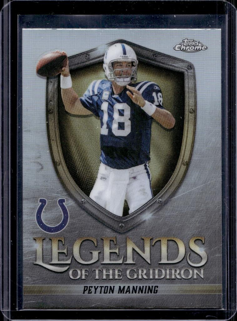PEYTON MANNING 2025 TOPPS CHROME LEGENDS OF THE GRIDIRON REFRACTOR (1 of 1)