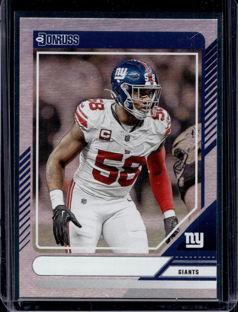 BOBBY OKEREKE 2024 DONRUSS SILVER HOLO NO NAME ON FRONT SSP: NEAR MINT OR BETTER CONDITION