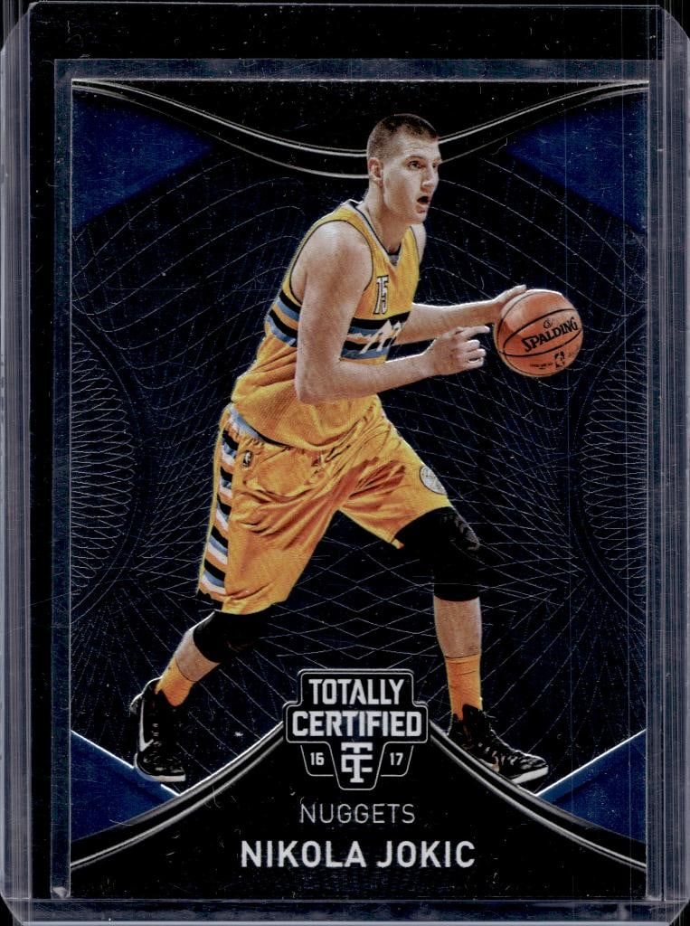 NIKOLA JOKIC 2016-17 PANINI TOTALLY CERTIFIED SECOND YEAR: NEAR MINT OR BETTER CONDITION