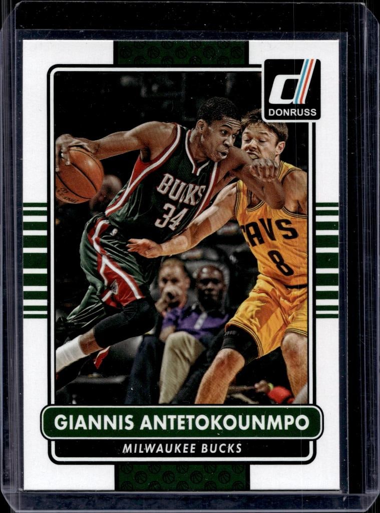 GIANNIS ANTETOKOUNMPO 2014-15 DONRUSS SECOND YEAR: NEAR MINT OR BETTER CONDITION