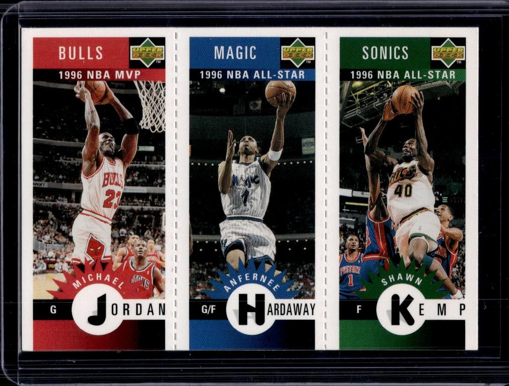 MICHAEL JORDAN HARDAWAY KEMP 1996-97 UPPER DECK CHOICE MINI INSERT (1 of 1)