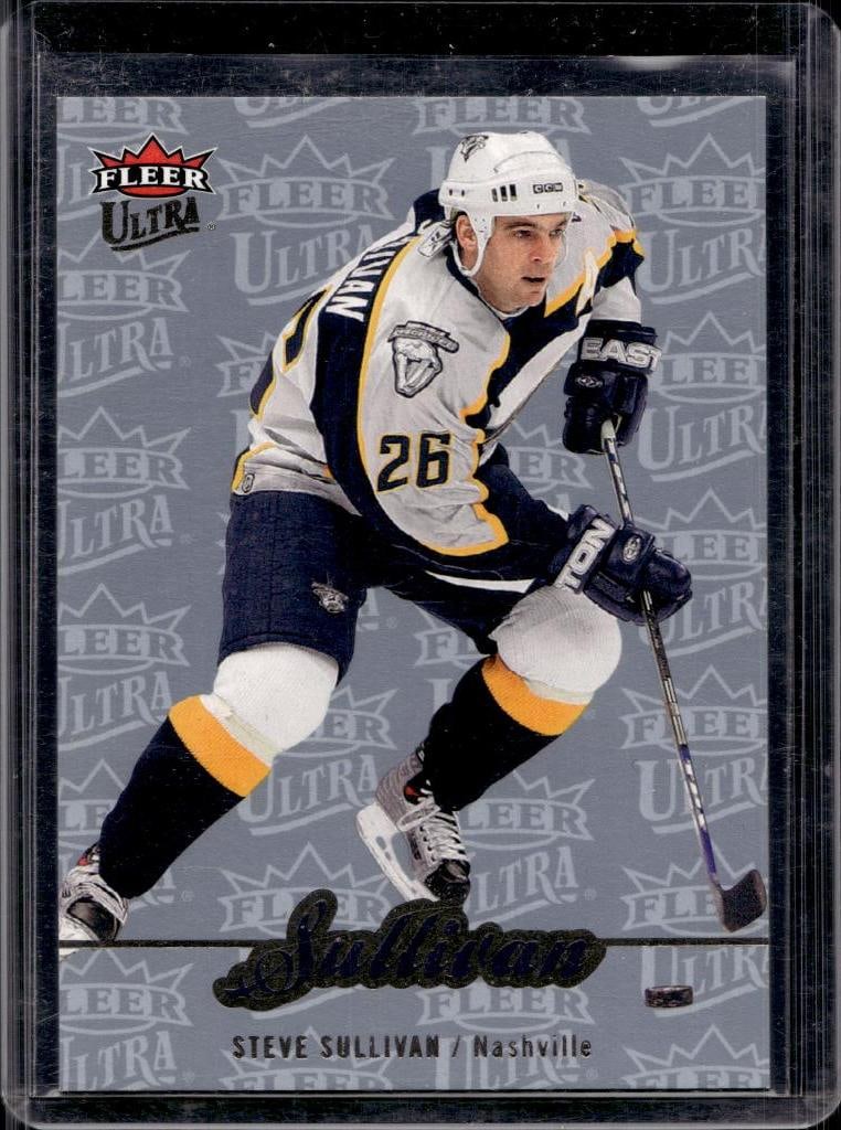 STEVE SULLIVAN 2007-08 FLEER ULTRA PLATINUM MEDALLION SP: 47/100. NEAR MINT OR BETTER CONDITION
