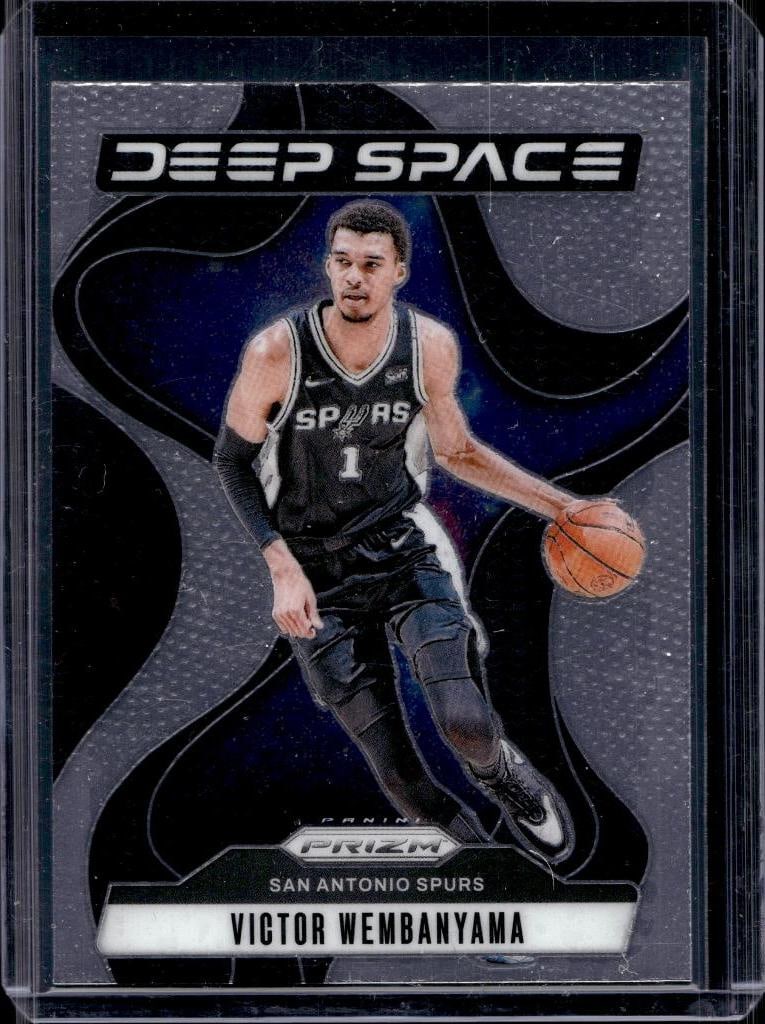 VICTOR WEMBANYAMA 2024-25 PANINI PRIZM DEEP SPACE INSERT: NEAR MINT OR BETTER CONDITION