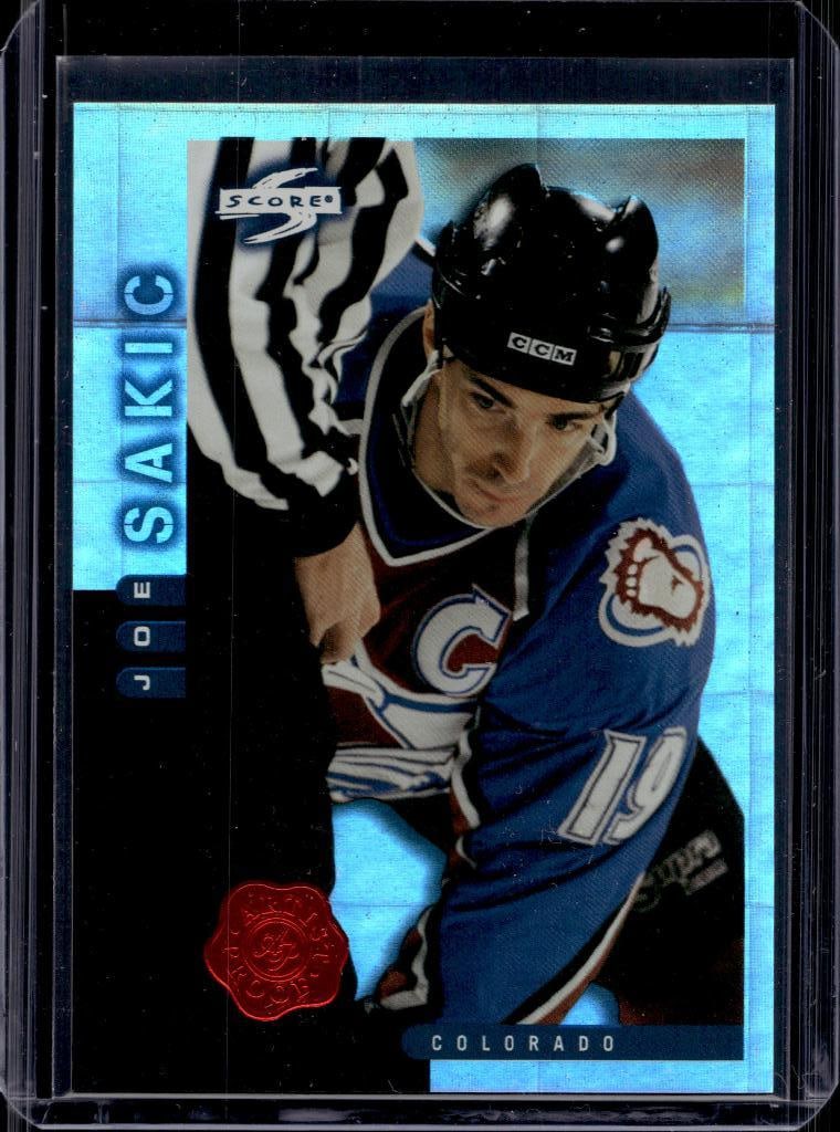 JOE SAKIC 1997-98 SCORE ARTIST PROOF PARALLEL SSP: NEAR MINT OR BETTER CONDITION