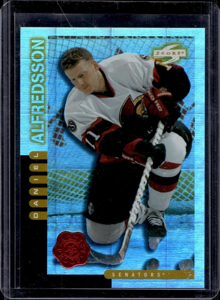 DANIEL ALFREDSSON 1997-98 SCORE ARTIST PROOF PARALLEL SSP: NEAR MINT OR BETTER CONDITION